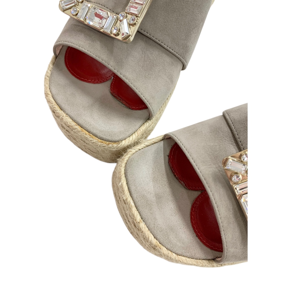 ROGER VIVIER - ロジェヴィヴィエ サンダル ストラスバックル ROGER VIVIER - ロジェヴィヴィエ サンダル ストラスバックル