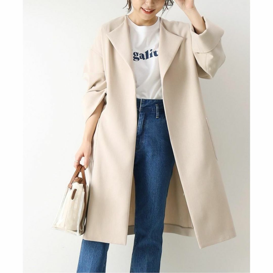 Spick & Span - Spick&Span ダブルクロス ノーカラー コートの Spick & Span - Spick&Span ダブルクロス ノーカラー コートの