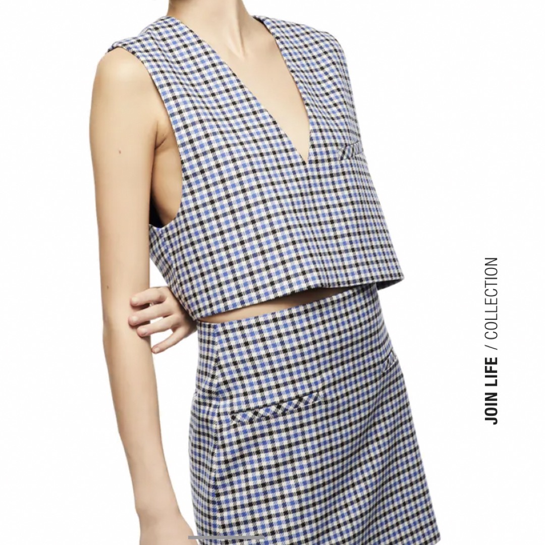 ZARA - ZARA チェック セットアップ 千鳥柄の通販 by ちゅちゅ ZARA - ZARA チェック セットアップ 千鳥柄の通販 by ちゅちゅ