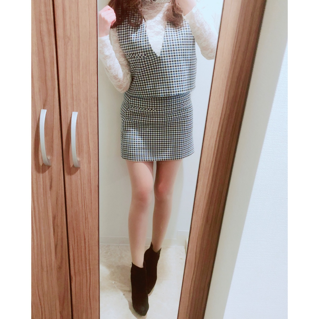 ZARA - ZARA チェック セットアップ 千鳥柄の通販 by ちゅちゅ ZARA - ZARA チェック セットアップ 千鳥柄の通販 by ちゅちゅ