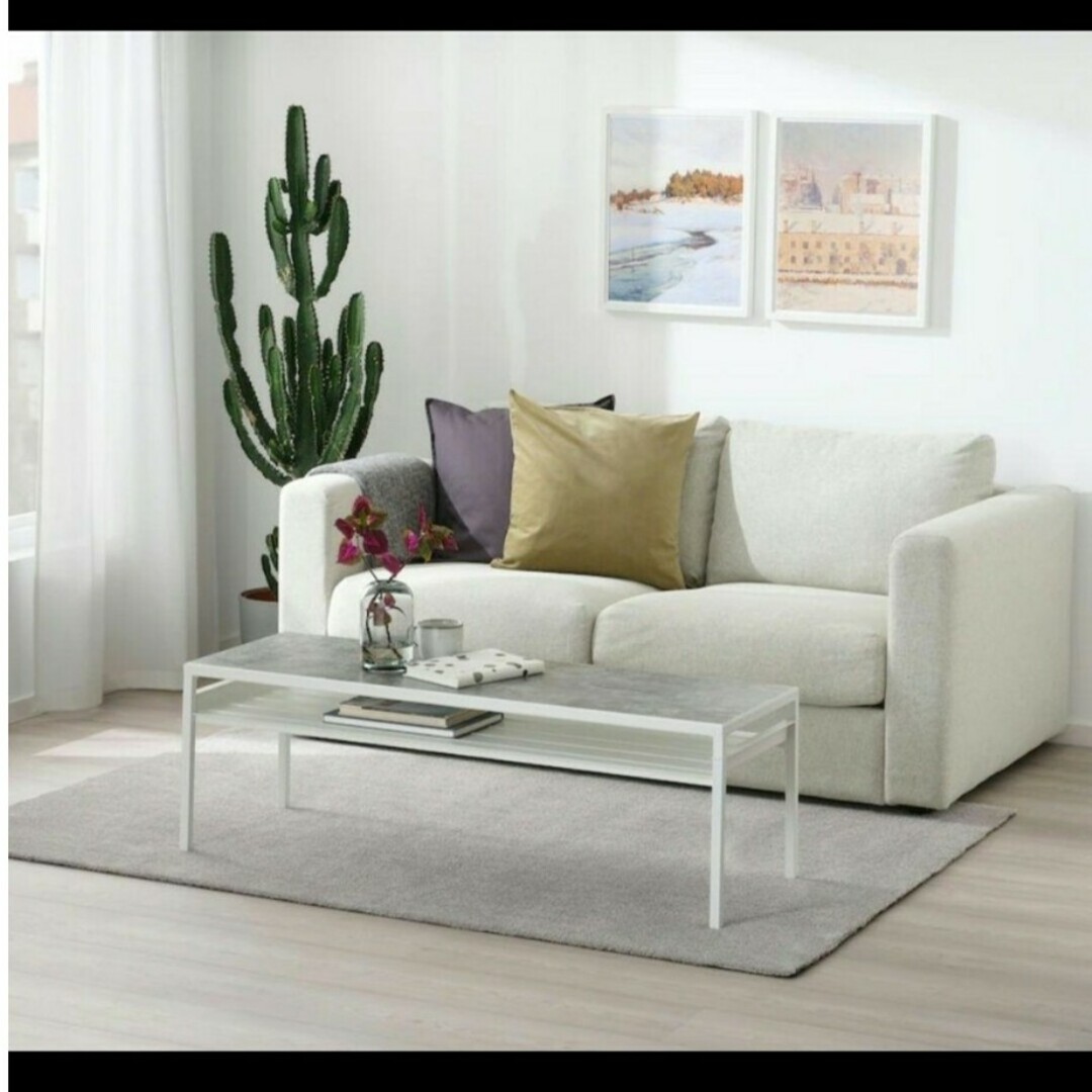 IKEA - イケア KNARDRUP クナールドルップ ラグ パイル短 1点の IKEA - イケア KNARDRUP クナールドルップ ラグ パイル短 1点の