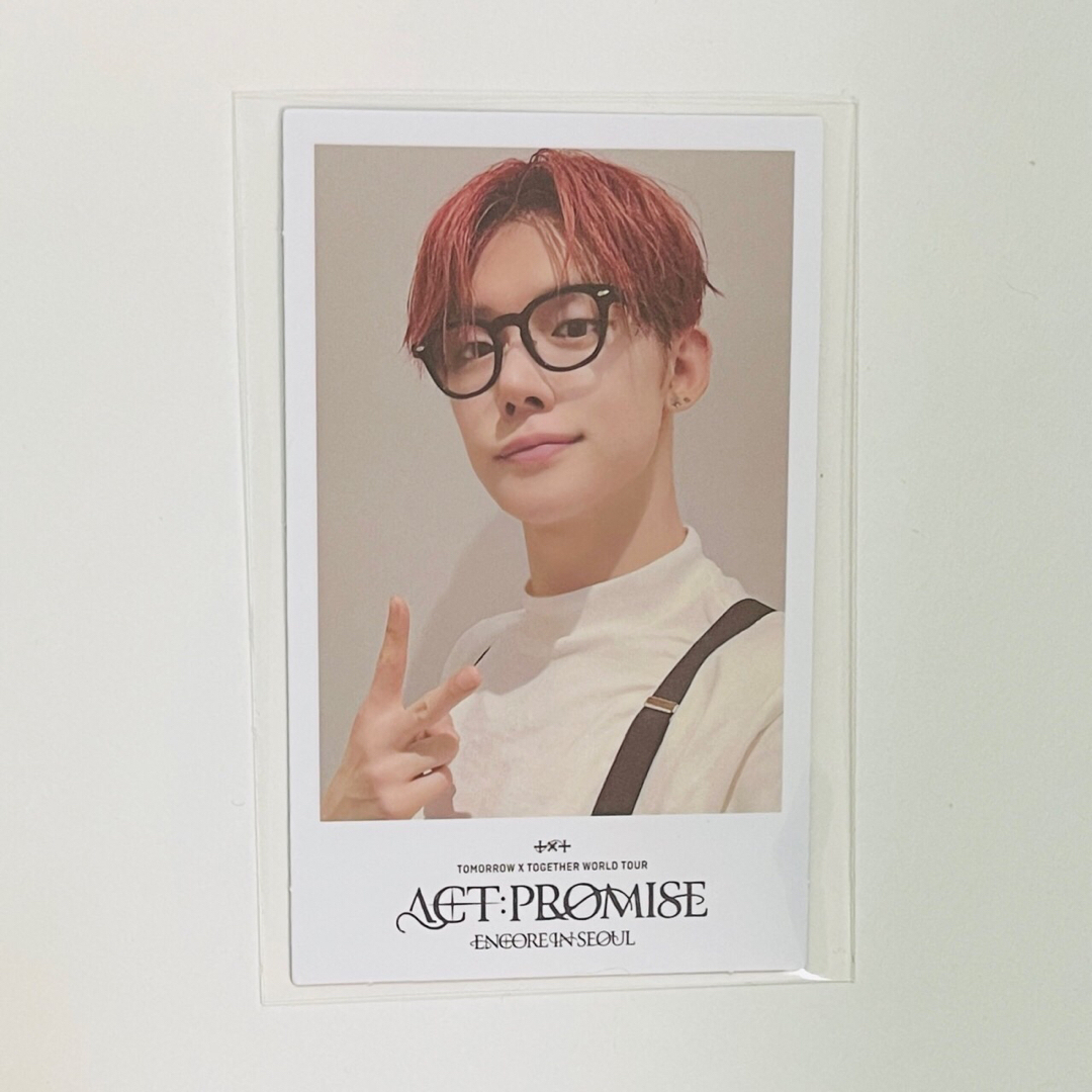 TOMORROW X TOGETHER - TXT ヨンジュン チェキ ACT PROMISE TOMORROW X TOGETHER - TXT ヨンジュン チェキ ACT PROMISE