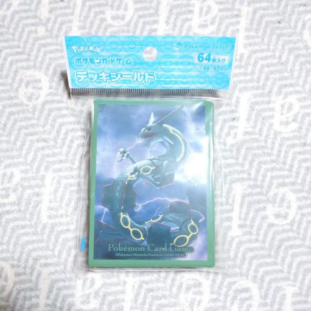 ポケモン(ポケモン)のポケモン デッキシールド 飛来レックウザ エンタメ/ホビーのトレーディングカード(カードサプライ/アクセサリ)の商品写真