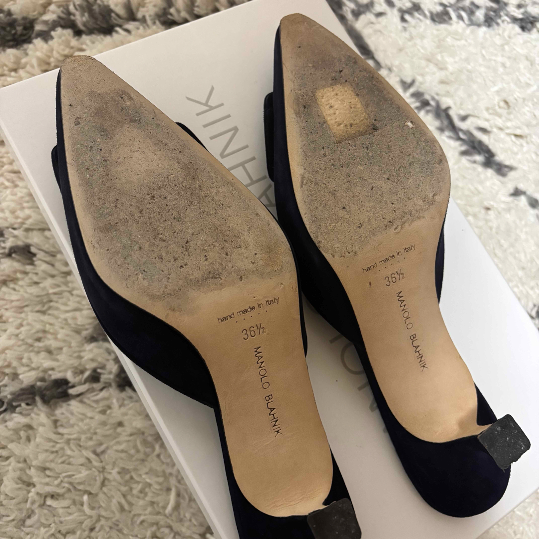 MANOLO BLAHNIK - 【美品】マノロブラニク メイセール ミュール MANOLO BLAHNIK - 【美品】マノロブラニク メイセール ミュール