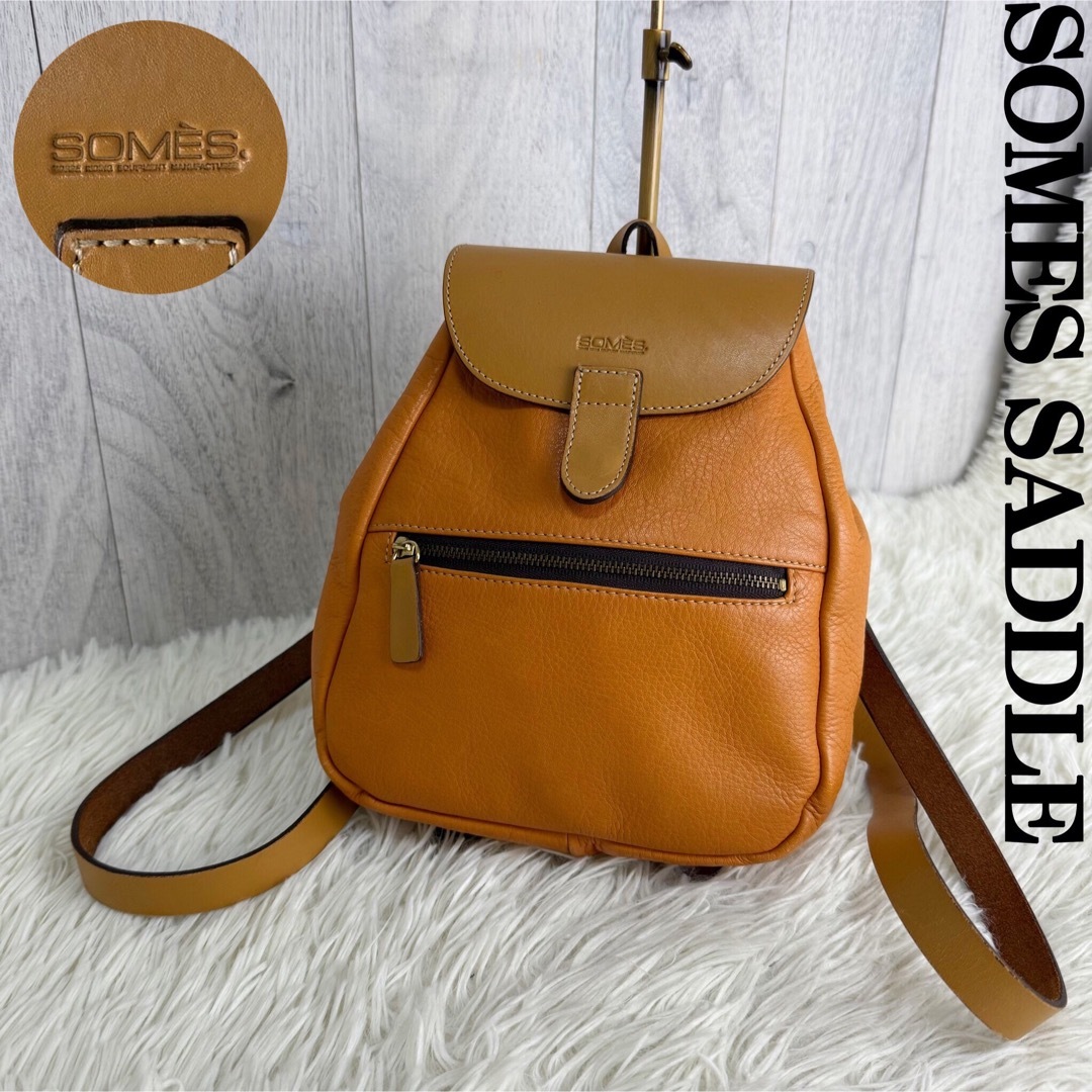 希少♡SOMES SADDLE ソメスサドル レザー フラップ ミニ 希少♡SOMES SADDLE ソメスサドル レザー フラップ ミニ