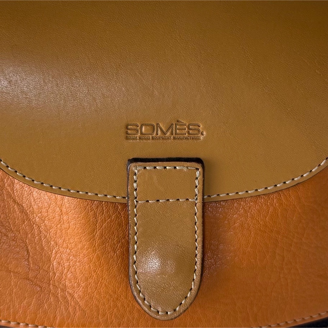 希少♡SOMES SADDLE ソメスサドル レザー フラップ ミニ 希少♡SOMES SADDLE ソメスサドル レザー フラップ ミニ