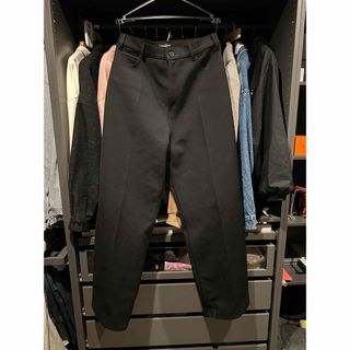 BALENCIAGA - BALENCIAGA 18aw ウールチェックワイドバギー BALENCIAGA - BALENCIAGA 18aw ウールチェックワイドバギー