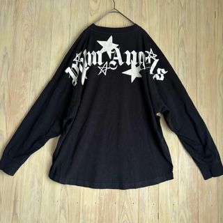 PALM ANGELS - tiji jojo着用 palm angels ロンT ファイアー PALM ANGELS - tiji jojo着用 palm angels ロンT ファイアー