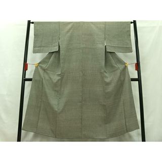 平和屋着物■上質な小紋　竹　正絹　逸品　AAAS5406jh