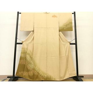 平和屋着物■訪問着　樹林文　暈し染め　正絹　逸品　BAAQ1761fw
