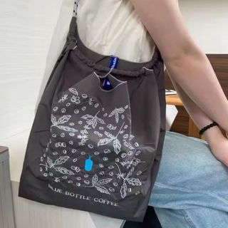 ボール&チェーン カフェ タナカ エコバッグ Mサイズ ブルー ボール&チェーン カフェ タナカ エコバッグ Mサイズ ブルー