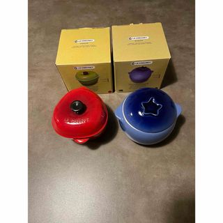LE CREUSET - 新品 2個セット ル・クルーゼ リンゴ ブルーベリー LE CREUSET - 新品 2個セット ル・クルーゼ リンゴ ブルーベリー
