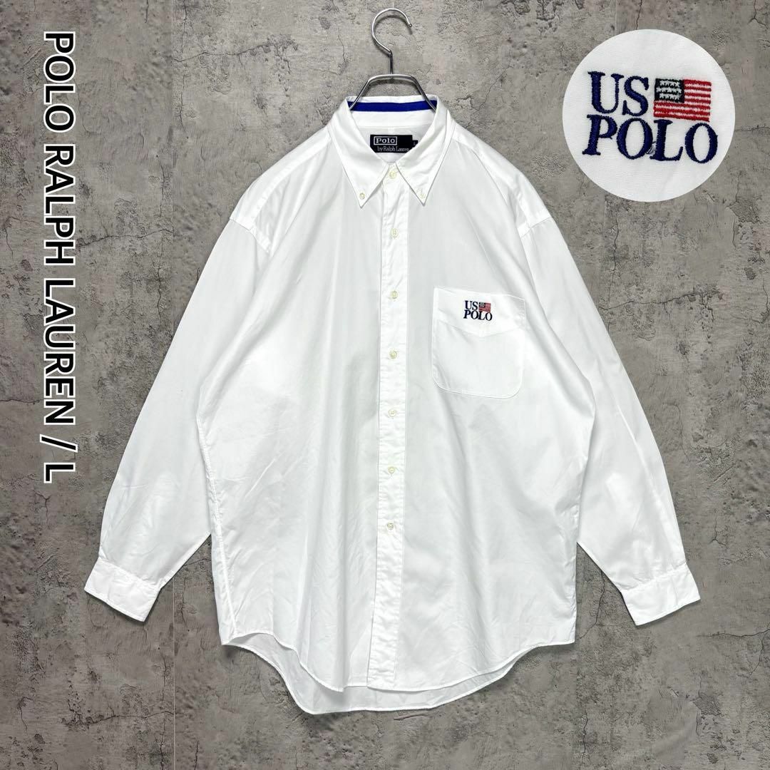 POLO RALPH LAUREN - ラルフローレン 90s ハミルトン社製 長袖 POLO RALPH LAUREN - ラルフローレン 90s ハミルトン社製 長袖