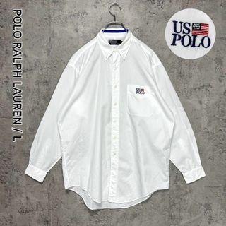 POLO RALPH LAUREN - ラルフローレン 90s ハミルトン社製 長袖 POLO RALPH LAUREN - ラルフローレン 90s ハミルトン社製 長袖