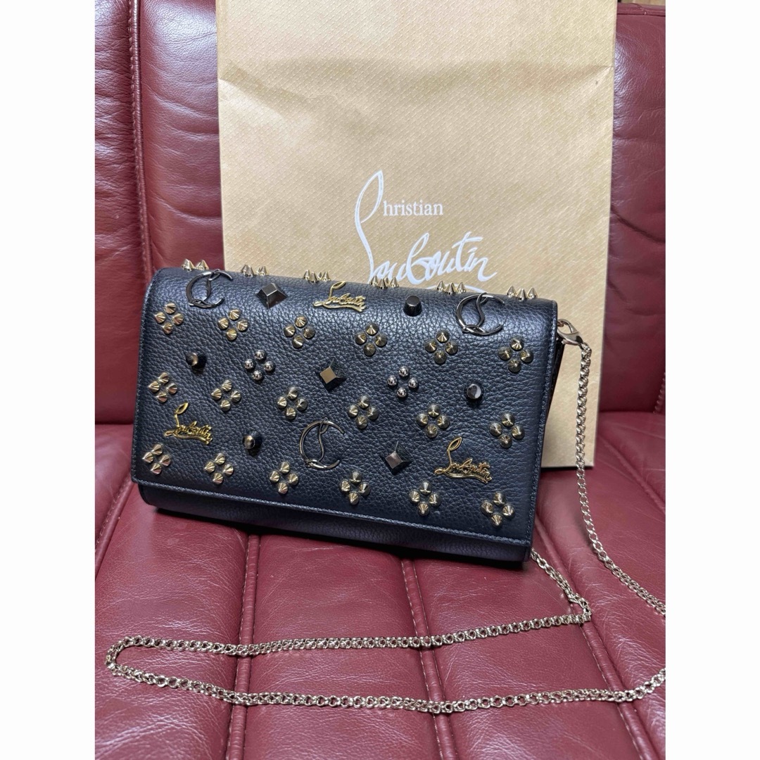 Christian Louboutin - 【正規品】新品同様 クリスチャン ルブタン パロマ チェーンショルダーバッグ
