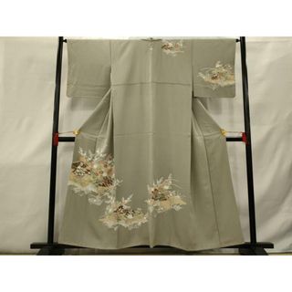 平和屋着物□訪問着 刺繍 草花文 金糸 金彩 正絹 逸品 平和屋着物□訪問着 刺繍 草花文 金糸 金彩 正絹 逸品