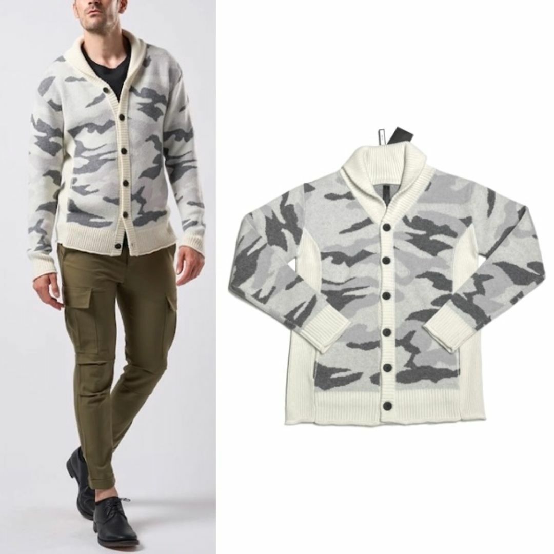 wjk - 新品4.2万 23AW wjk カシミア混 ニット ジャケット wjk - 新品4.2万 23AW wjk カシミア混 ニット ジャケット