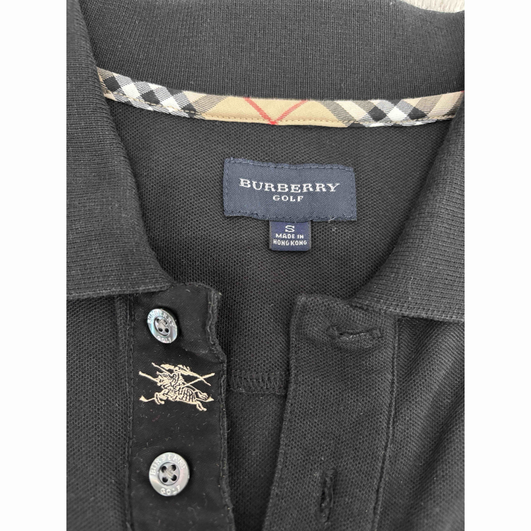 BURBERRY - バーバリーゴルフ ゴルフウェア 長袖ポロシャツ S BURBERRY - バーバリーゴルフ ゴルフウェア 長袖ポロシャツ S