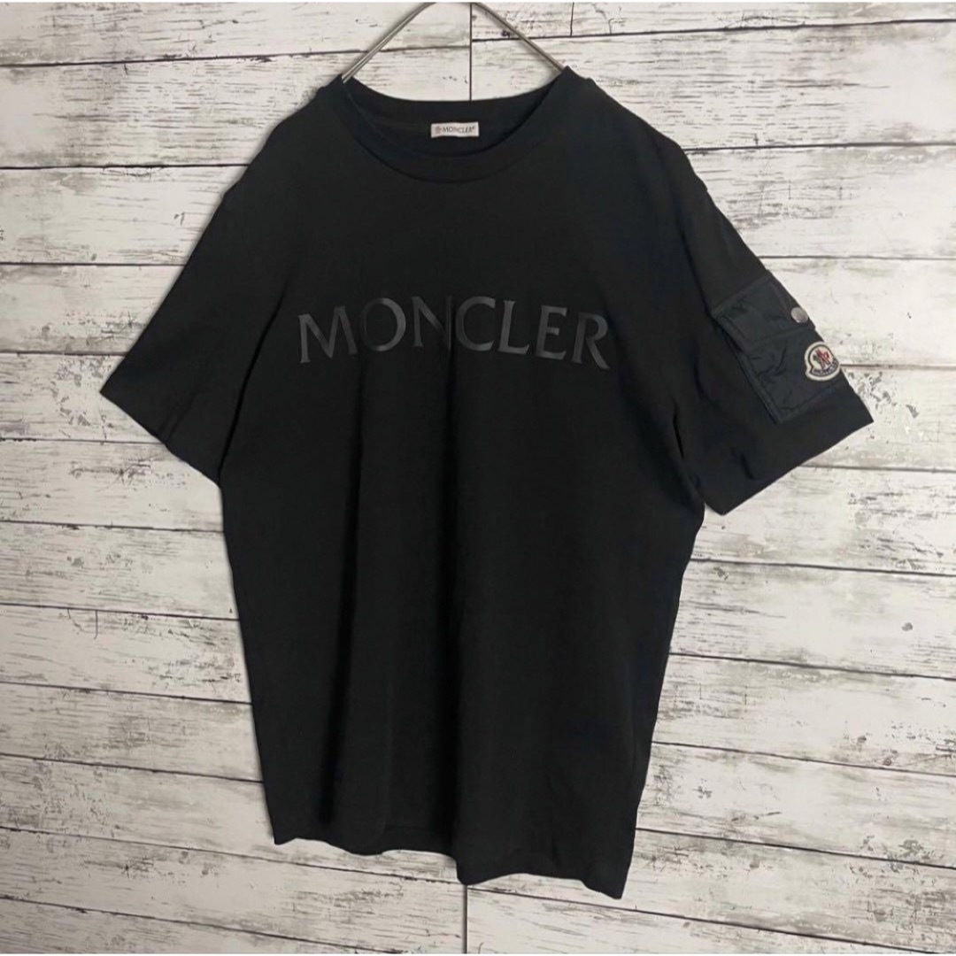 MONCLER - 【 激レア 】 モンクレール センターロゴ 袖ポケット MONCLER - 【 激レア 】 モンクレール センターロゴ 袖ポケット