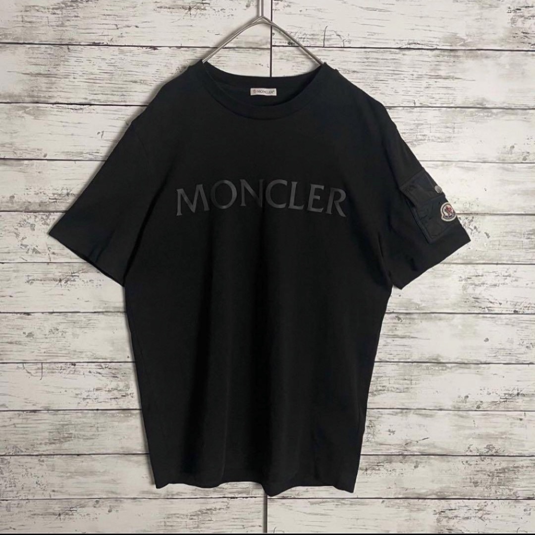 MONCLER - 【 激レア 】 モンクレール センターロゴ 袖ポケット MONCLER - 【 激レア 】 モンクレール センターロゴ 袖ポケット