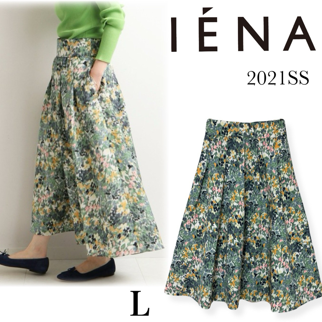 IENA - 美品 21SS IENA イエナ✴︎ かすれフラワーギャザー IENA - 美品 21SS IENA イエナ✴︎ かすれフラワーギャザー