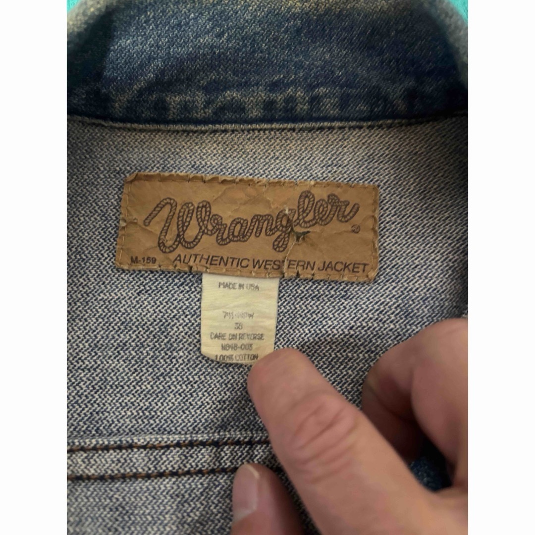 Wrangler - Wlangler M-159 デニムジャケット USA 38ーの通販 by Wrangler - Wlangler M-159 デニムジャケット USA 38ーの通販 by