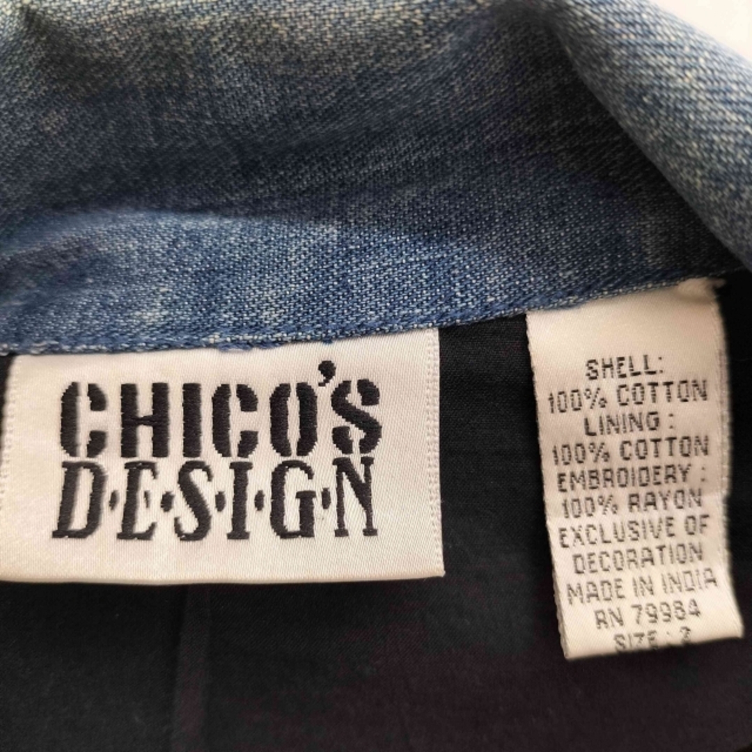 CHICOS DESIGN(チコズデザイン) 90S 総柄デニムジャケットの通販 CHICOS DESIGN(チコズデザイン) 90S 総柄デニムジャケットの通販