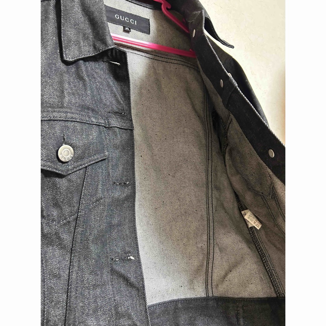 GUCCI - GUCCI デニムジャケットの通販 by ◽︎◽︎|グッチなら GUCCI - GUCCI デニムジャケットの通販 by ◽︎◽︎|グッチなら