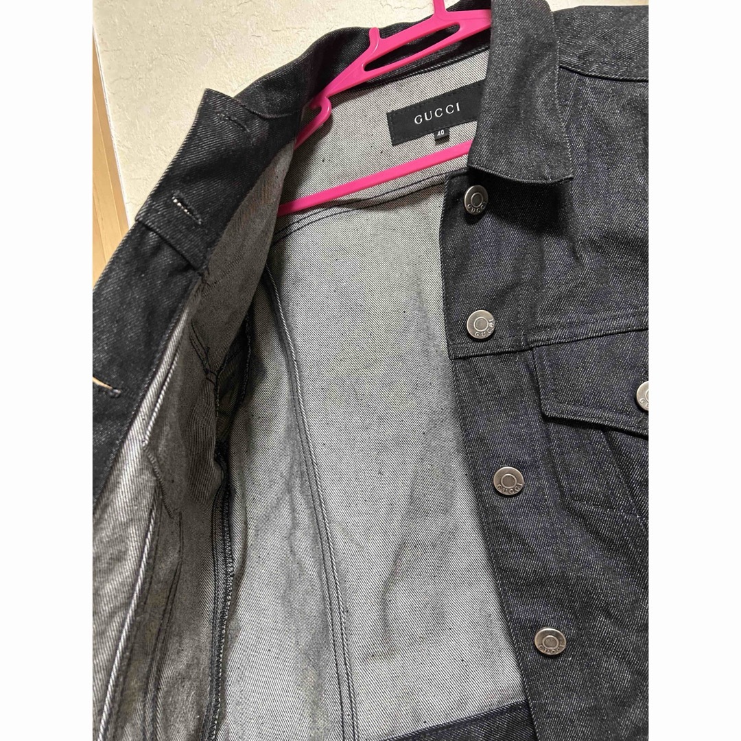 GUCCI - GUCCI デニムジャケットの通販 by ◽︎◽︎|グッチなら GUCCI - GUCCI デニムジャケットの通販 by ◽︎◽︎|グッチなら