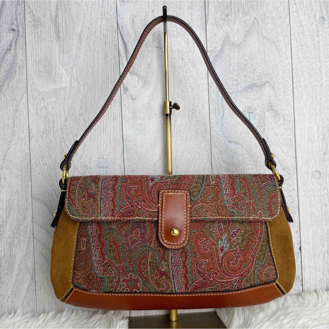 ETRO - 希少♡ジャガード♡コンビレザー♡ETRO エトロ ETRO - 希少♡ジャガード♡コンビレザー♡ETRO エトロ