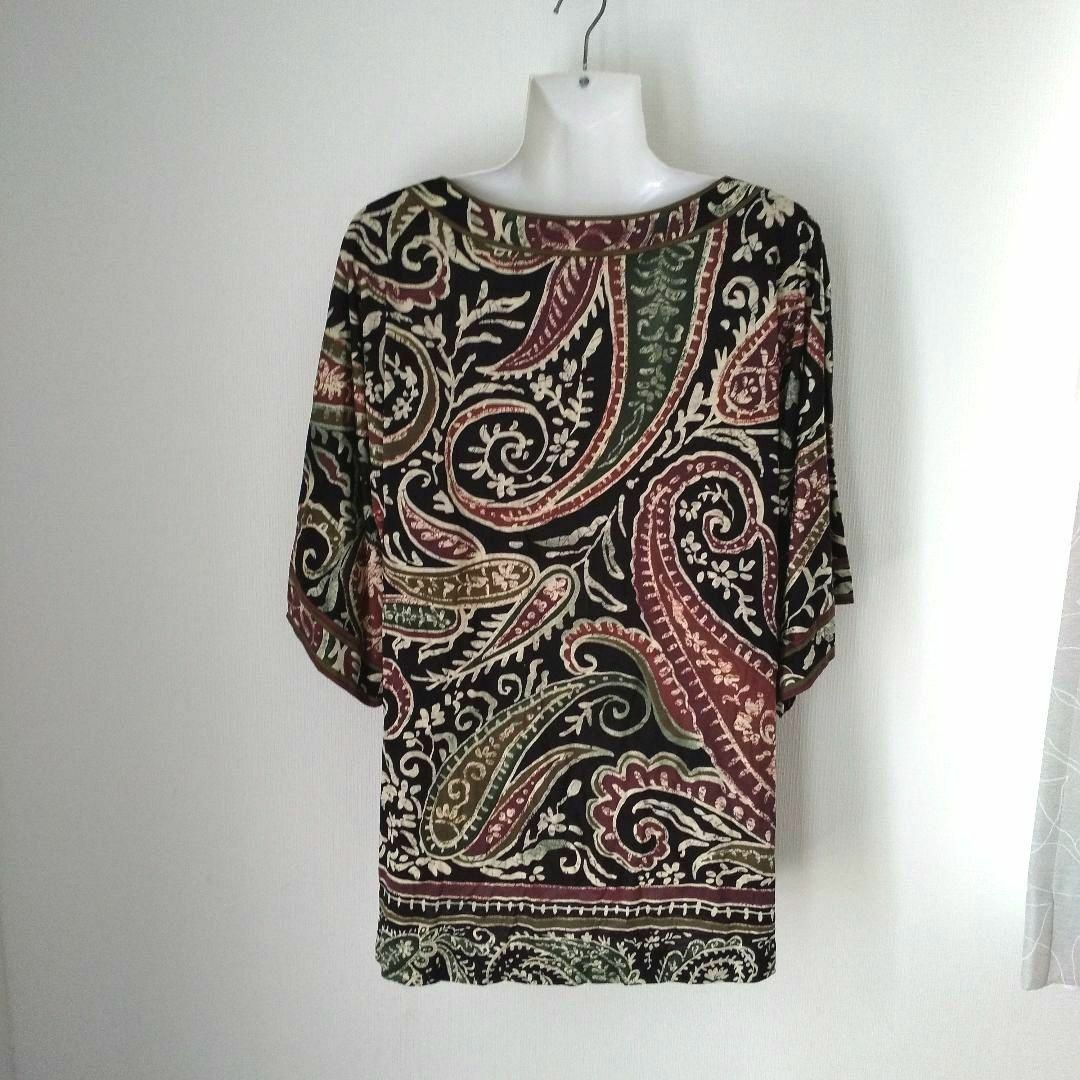 LEONARD - ky66 【超美品】 LEONARDFASHION 七分丈チュニック L LEONARD - ky66 【超美品】 LEONARDFASHION 七分丈チュニック L