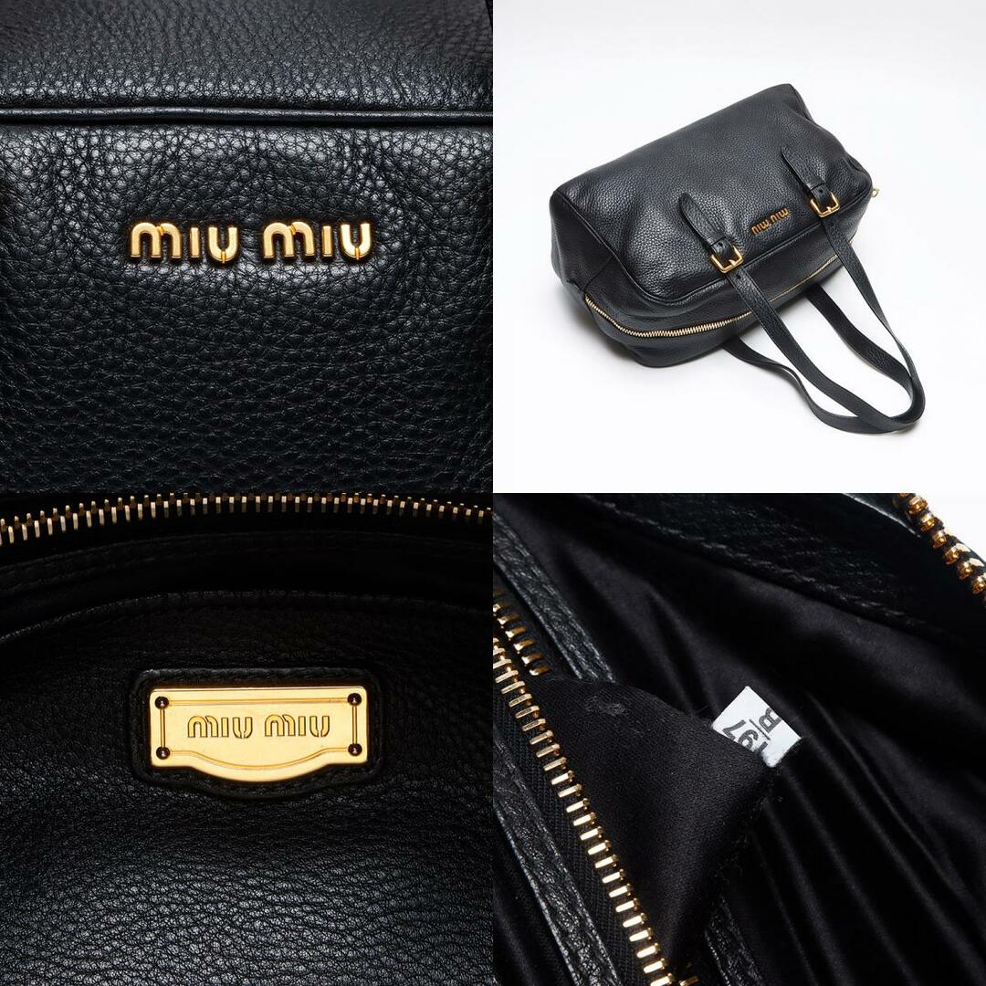 MIU MIU - ミュウ ミュウ Miu Miu レザー ミニボストン MIU MIU - ミュウ ミュウ Miu Miu レザー ミニボストン