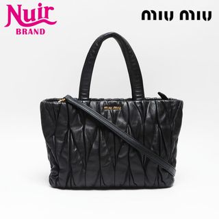 MIU MIU - 【美品】miumiu ジャガードロゴデニム ハンドバッグ MIU MIU - 【美品】miumiu ジャガードロゴデニム ハンドバッグ