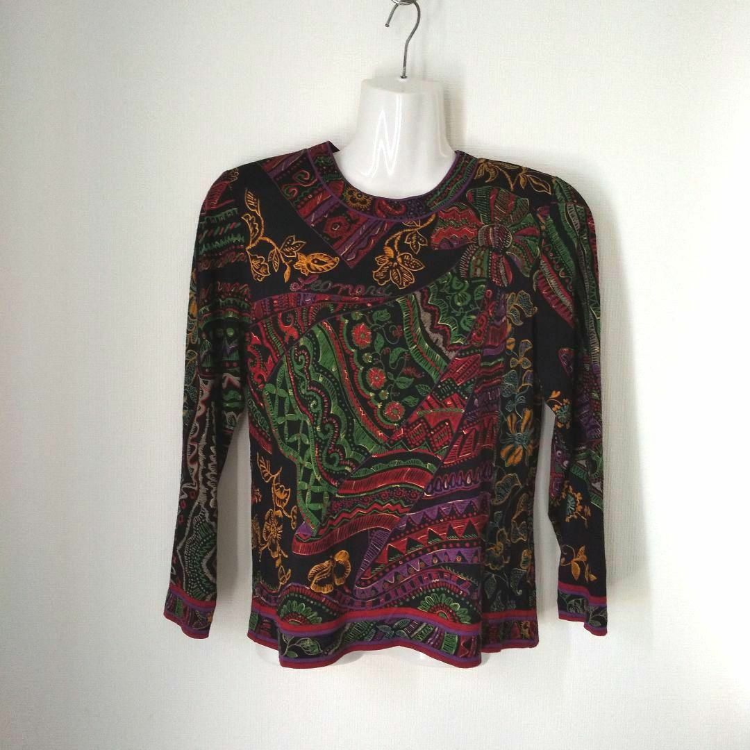 LEONARD - ky67 【超美品】LEONARDFASHION 長袖トップス Mサイズ LEONARD - ky67 【超美品】LEONARDFASHION 長袖トップス Mサイズ