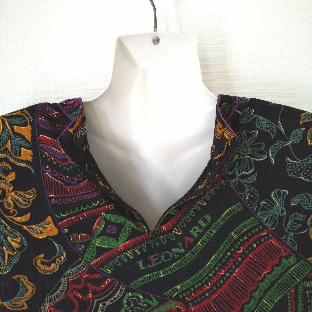 LEONARD - ky67 【超美品】LEONARDFASHION 長袖トップス Mサイズ LEONARD - ky67 【超美品】LEONARDFASHION 長袖トップス Mサイズ