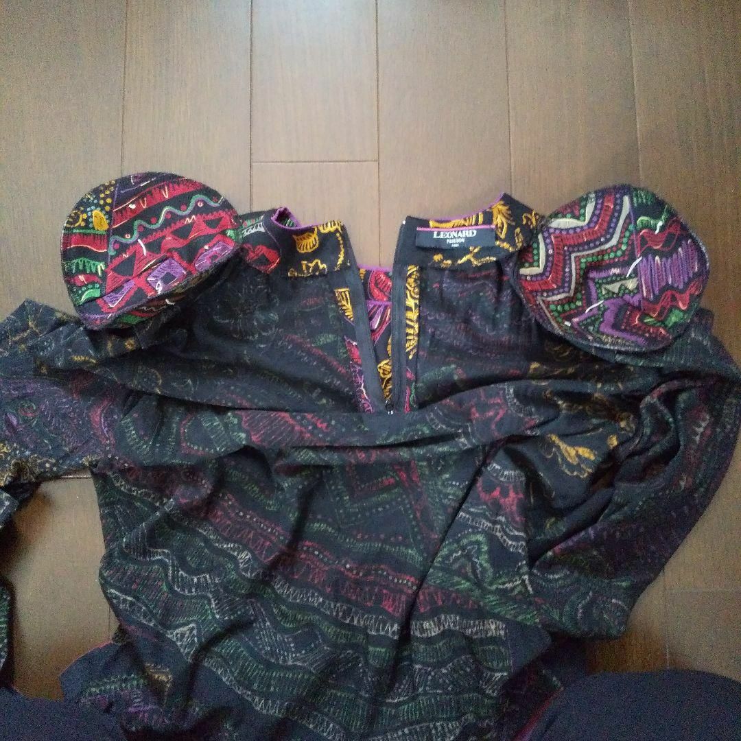 LEONARD - ky67 【超美品】LEONARDFASHION 長袖トップス Mサイズ LEONARD - ky67 【超美品】LEONARDFASHION 長袖トップス Mサイズ