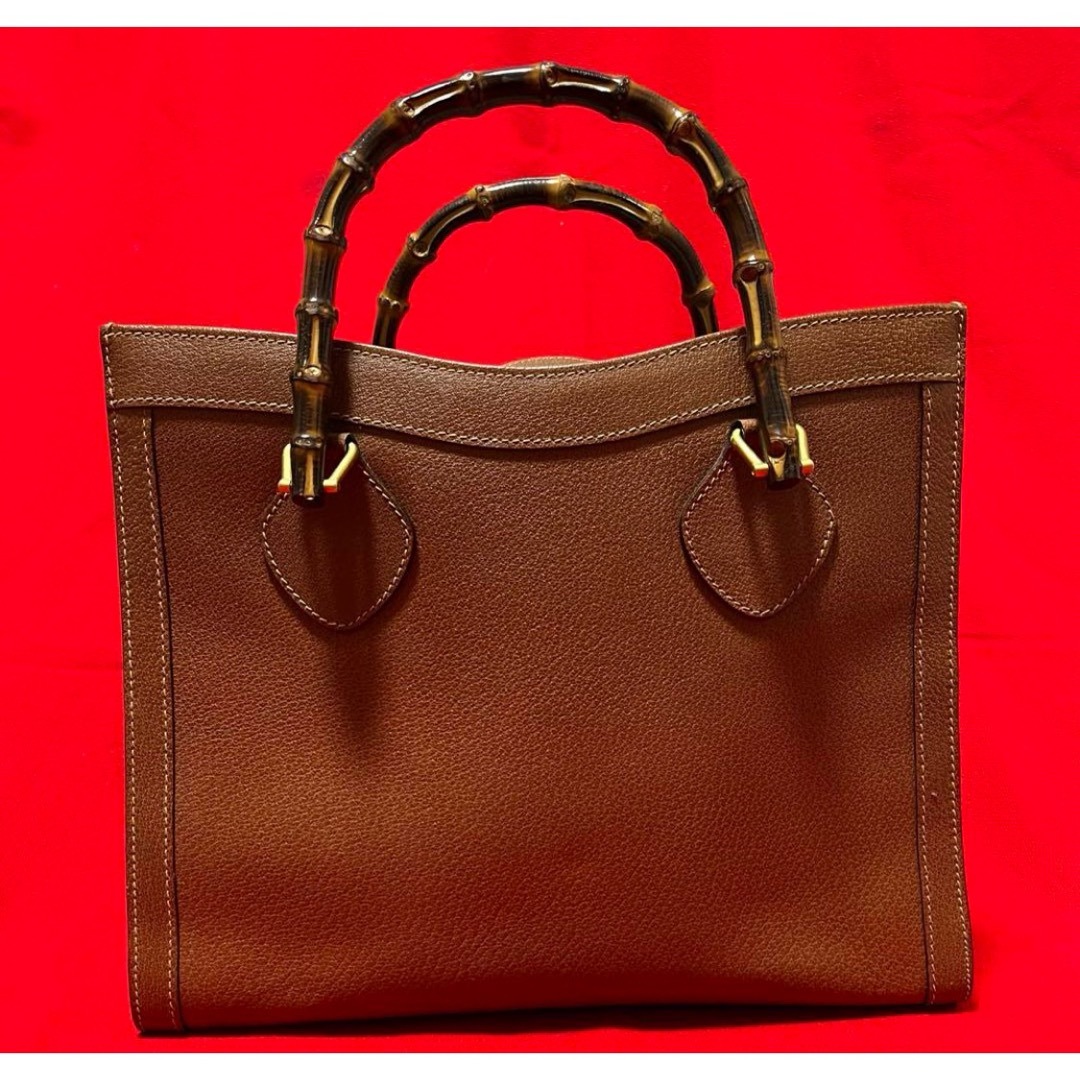 GUCCI - 訳有】 GUCCI グッチ カバン バッグ バンブー ダイアナ GUCCI - 訳有】 GUCCI グッチ カバン バッグ バンブー ダイアナ