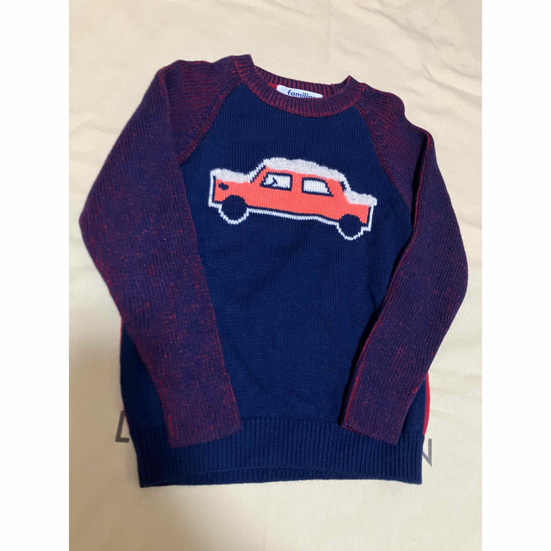 familiar - 未使用に近いファミリア 車セーターの通販 by familiar - 未使用に近いファミリア 車セーターの通販 by