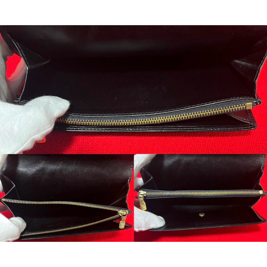 LOUIS VUITTON - 美品.本物】 ルイヴィトン エピ 長財布 黒 LOUIS VUITTON - 美品.本物】 ルイヴィトン エピ 長財布 黒