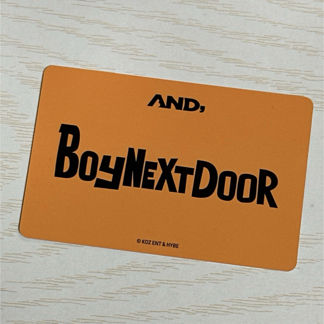 BOYNEXTDOOR - BOYNEXTDOOR AND, PHOTO CARD の通販 by una's BOYNEXTDOOR - BOYNEXTDOOR AND, PHOTO CARD の通販 by una's