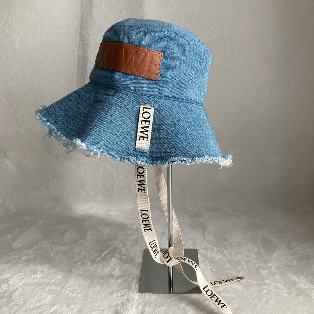 LOEWE - ⭐︎超美品⭐︎LOEWE ロエベ デニム バケットハット LOEWE - ⭐︎超美品⭐︎LOEWE ロエベ デニム バケットハット