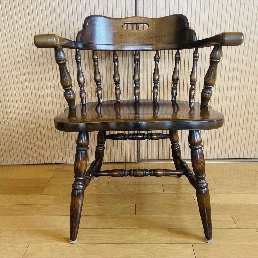飛騨産業 - 【良品】飛騨産業 キツツキマーク ウィンザーアーム 飛騨産業 - 【良品】飛騨産業 キツツキマーク ウィンザーアーム