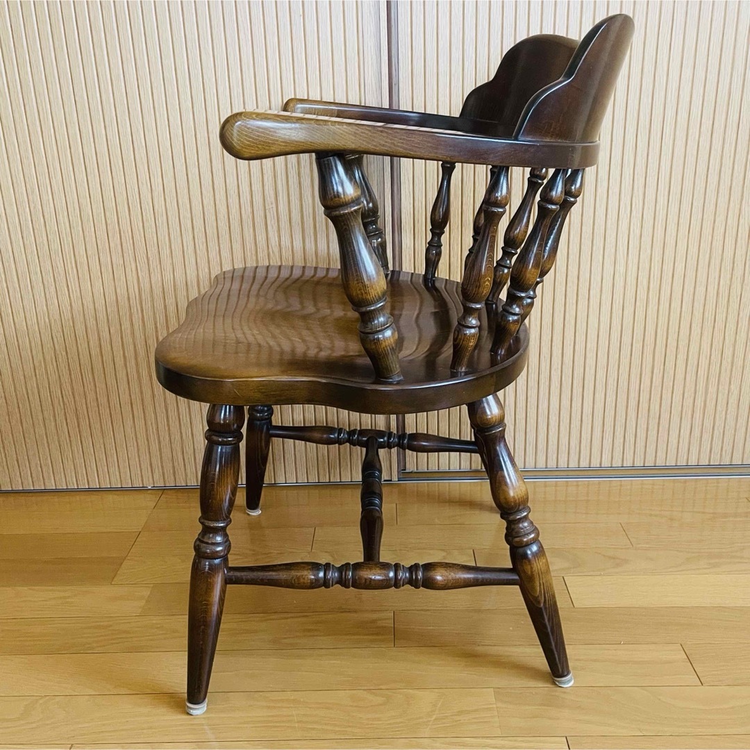 飛騨産業 - 【良品】飛騨産業 キツツキマーク ウィンザーアーム 飛騨産業 - 【良品】飛騨産業 キツツキマーク ウィンザーアーム