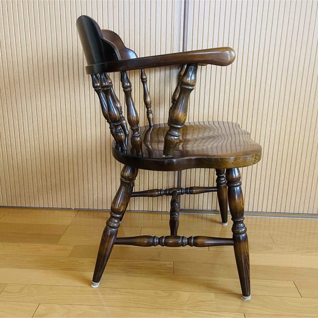 飛騨産業 - 【良品】飛騨産業 キツツキマーク ウィンザーアーム 飛騨産業 - 【良品】飛騨産業 キツツキマーク ウィンザーアーム