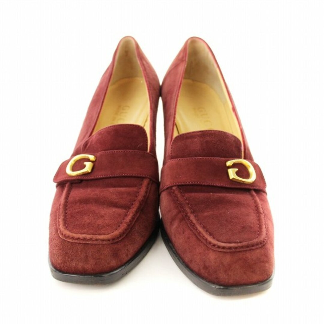 GUCCI - グッチ ローファー パンプス スエード スクエアトゥ GUCCI - グッチ ローファー パンプス スエード スクエアトゥ