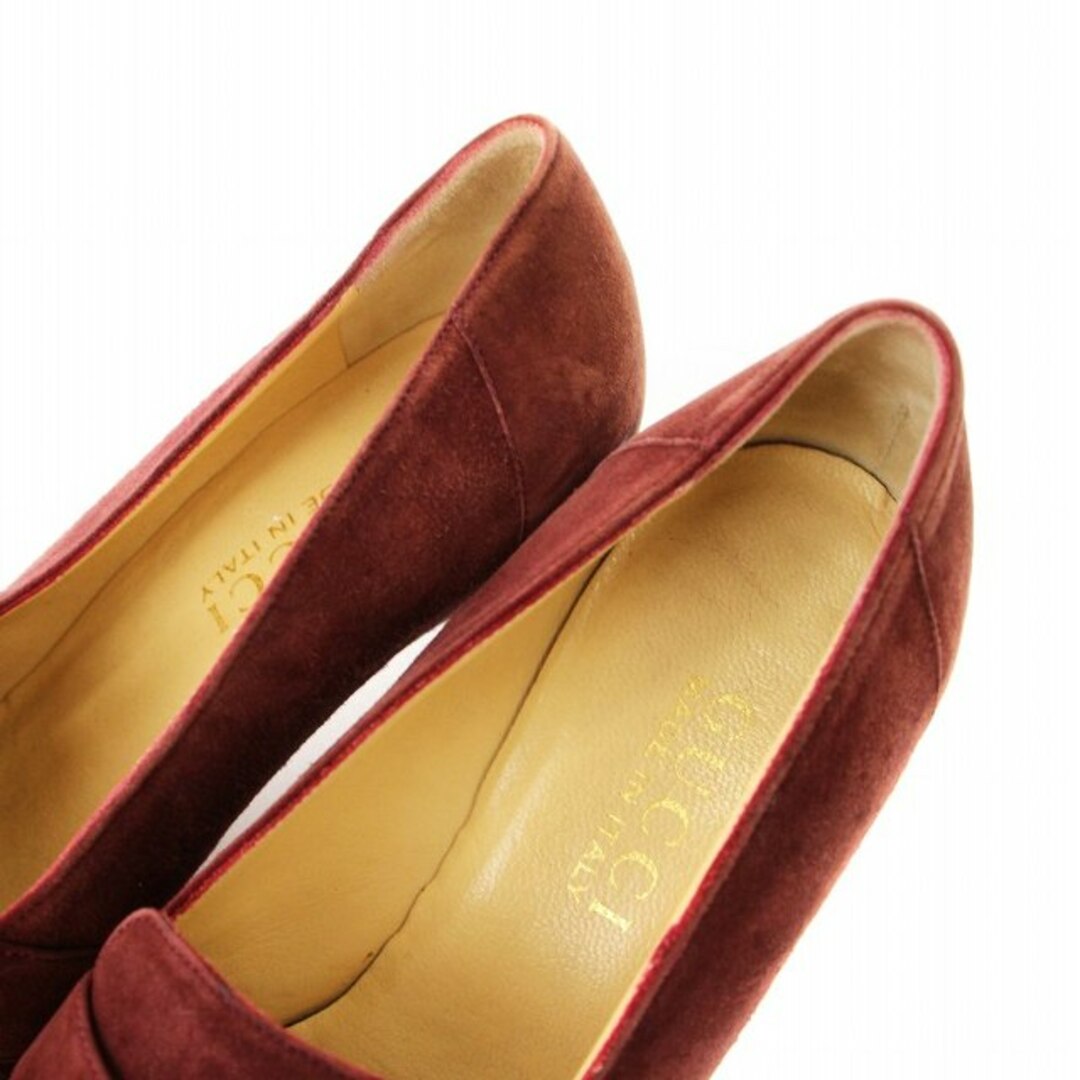 GUCCI - グッチ ローファー パンプス スエード スクエアトゥ GUCCI - グッチ ローファー パンプス スエード スクエアトゥ