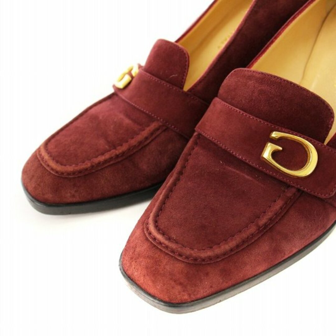 GUCCI - グッチ ローファー パンプス スエード スクエアトゥ GUCCI - グッチ ローファー パンプス スエード スクエアトゥ