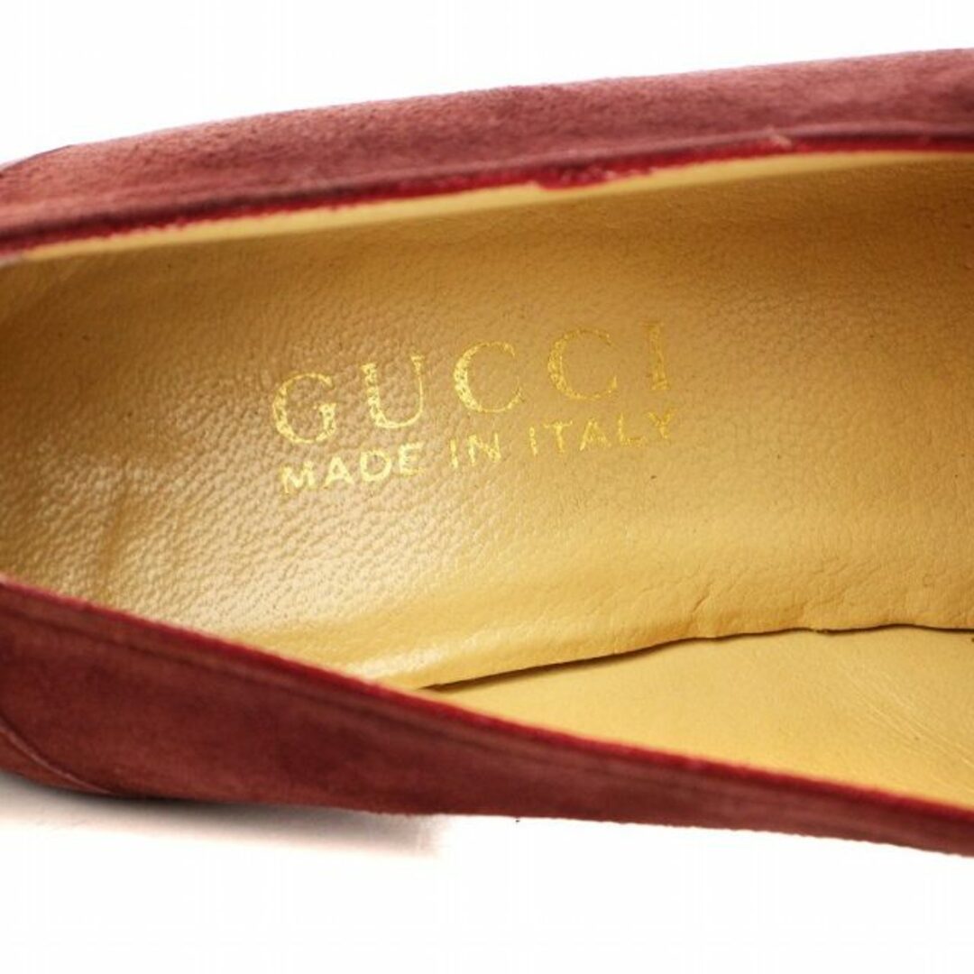 GUCCI - グッチ ローファー パンプス スエード スクエアトゥ GUCCI - グッチ ローファー パンプス スエード スクエアトゥ