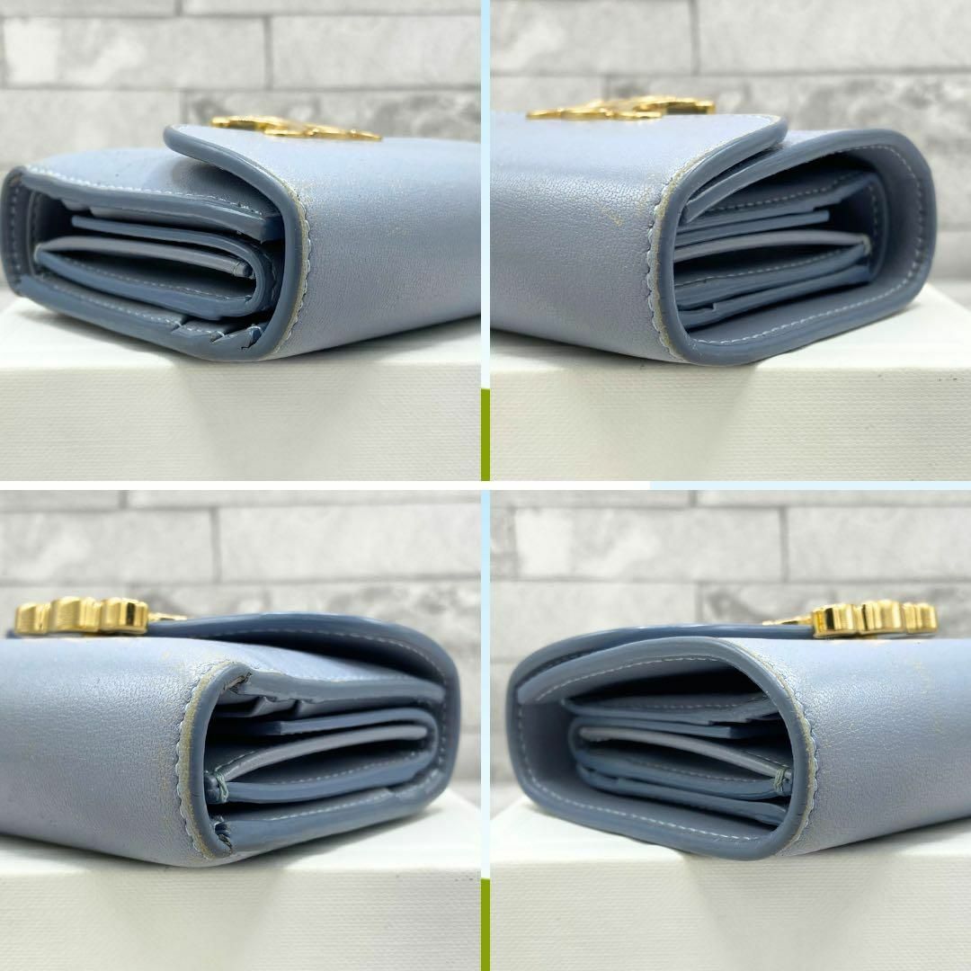 CELINE - セリーヌ トリオンフ スモールフラップウォレット CELINE - セリーヌ トリオンフ スモールフラップウォレット