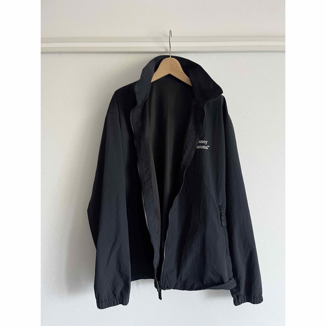 1LDK SELECT(ワンエルディーケーセレクト)のENNOY スタイリスト私物  Nylon Jacket black メンズのジャケット/アウター(ナイロンジャケット)の商品写真
